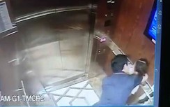 Video clip: Kẻ biến thái sàm sỡ, hôn bé gái trong thang máy ở TP.HCM
