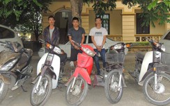 Bắt nhóm trộm cắp, tiêu thụ xe máy ở Hà Nam