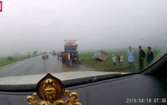 Thêm vụ tai nạn trên đường dẫn nối cao tốc Ninh Bình - Cầu Giẽ