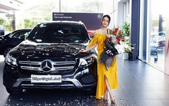 Phạm Quỳnh Anh lộng lẫy bên Mercedes-Benz GLC 250 mới sắm