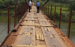 Tháng 6, sửa chữa cây cầu “tử thần” bắc qua sông Bôi, Hòa Bình