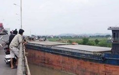 Hải Dương: Cầu An Thái lại tiếp tục bị tàu thủy va quệt