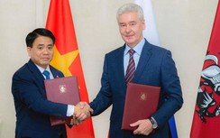 Thủ đô Moscow và thủ đô Hà Nội ký chương trình hợp tác giữa hai thành phố