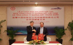 Hai Tổng công ty đường sắt Việt Nam và Trung Quốc ký ghi nhớ hợp tác