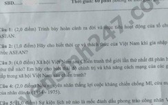 Đáp án đề thi tuyển sinh lớp 10 môn Lịch sử năm 2019 ở Quảng Bình