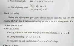 Đáp án đề thi tuyển sinh lớp 10 chuyên Toán năm 2019 ở TP.HCM