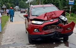 Tin mới vụ tài xế công an lái xe tông chết 2 người tại Thanh Hoá