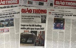 Loạt bài "loạn xe hộ đê" của Báo Giao thông đoạt giải B báo chí Quốc gia