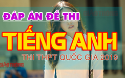 Đáp án đề thi môn Tiếng Anh THPT quốc gia 2019 FULL 24 mã đề