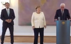 Video: Thủ tướng Đức Merkel lại bị run rẩy lần thứ hai