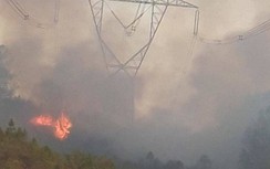 Cháy rừng bao trùm đường dây 500 kV, cắt điện cục bộ tại 3 địa phương