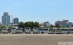 Bãi xe "tháo chạy" khỏi khu đất sân bay Nha Trang cũ