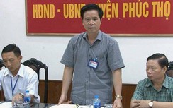 Bãi nhiệm tư cách đại biểu của cựu Bí thư huyện Phúc Thọ Hoàng Mạnh Phú
