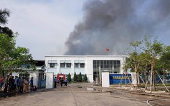 Cháy lớn tại Công ty May Makalot ở Hải Dương