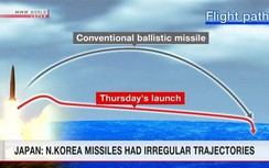 Nhật: Tên lửa Triều Tiên phóng lên có đường bay bất thường