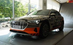 Cận cảnh hàng hiếm Audi e-tron vừa xuất hiện tại Hà Nội