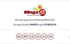 Kết quả xổ số Vietlott 7/8/2019: Jackpot hơn 26 tỷ đồng có thấy chủ?