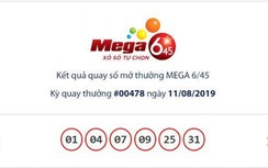 Kết quả xổ số Vietlott 11/8/2019: Tìm người trúng giải khủng tối nay?