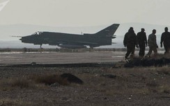 Máy bay ném bom Su-22 của Không quân Syria bị phiến quân bắn hạ