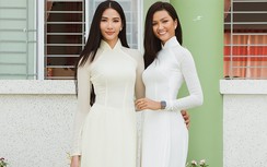 Hoa hậu H'Hen Niê, á hậu Hoàng Thuỳ đọ dáng vạn người mê trong tà áo dài