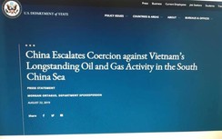 Mỹ quan ngại sâu sắc việc Trung Quốc xâm phạm chủ quyền của Việt Nam