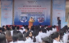 Tuyên truyền pháp luật ATGT, phòng chống cháy nổ cho hơn 1 nghìn học sinh