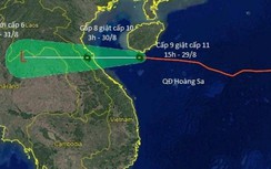 Tăng tốc nhanh, rạng sáng mai, 30/8, bão Podul ập vào đất liền