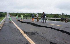 Khoan khảo sát địa chất, xác định nguyên nhân sụt lún tuyến tránh Chư Sê