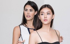 Á hậu Tường San được Hoa hậu Quốc tế trực tiếp dạy catwalk