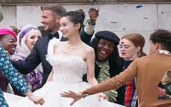 Lộ ảnh Angelababy gầy trơ xương trong "đám cưới" với David Beckham
