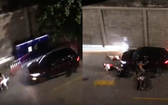 Video: Kinh hoàng cảnh tượng tài xế ô tô truy sát hai người đi xe máy