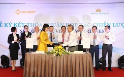 Vietnam Airlines bất ngờ công bố hợp tác chiến lược với Sun Group