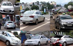 Taxi trá hình Hòa Bình Xanh đại náo ở Đắk Nông