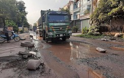 Đường tỉnh 292 Bắc Giang hư hỏng, mất an toàn