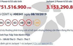 Kết quả xổ số Vietlott 8/10/2019: Gần 33 tỷ đồng vào túi ai?