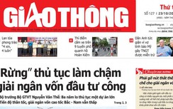 Tin mới nhất, hay nhất trên Báo Giao thông ngày 23/10/2019