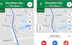 Google maps cập nhật thêm chức năng cảnh báo bắn tốc độ, xe bị tai nạn...