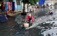 Người dân Sài Gòn sẽ lại bì bõm lội nước vì triều cường đạt mức 1,75m