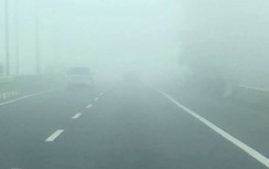 Xuất hiện sương mù dày đặc trên cao tốc TP.HCM – Long Thành – Dầu Giây
