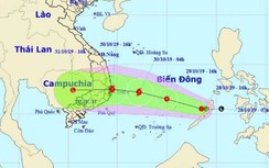 Áp thấp nhiệt đới trên Biển Đông sắp mạnh thành bão?