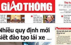 Tin mới nhất, hay nhất trên Báo Giao thông ngày 4/11/2019