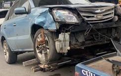 Hà Nội: Nghi vấn tài xế say rượu đâm hàng loạt xe máy, 5 người bị thương