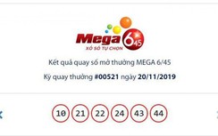 Kết quả xổ số Vietlott 20/11/2019: Ai là chủ nhân của hơn 18 tỷ đồng?