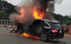 Nạn nhân kể phút kinh hoàng xe Mercedes gây tai nạn rồi bốc cháy