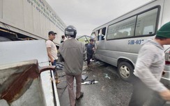Thêm một nạn nhân tử vong trong vụ xe container đối đầu xe khách chở nhà sư