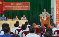Bộ trưởng Nguyễn Văn Thể tiếp xúc cử tri ở Sóc Trăng