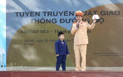 CSGT Hà Nội tuyên truyền ATGT cho 200 học sinh của 19 trường tiểu học