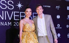 Hoàng Oanh sánh bước bên chồng Tây tới chung kết Hoa hậu Hoàn vũ Việt Nam