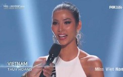 Video: Lọt top 20 Miss Universe, Hoàng Thùy dõng dạc đọc tục ngữ Việt Nam