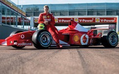 Xe đua của huyền thoại F1 Michael Schumacher được bán với giá kỷ lục